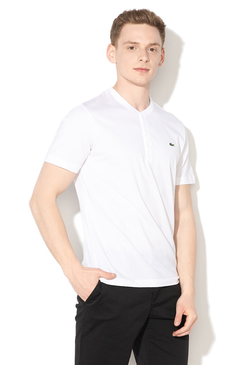 Lacoste Tricou regular fit cu aplicatie logo 1 - Pled.ro