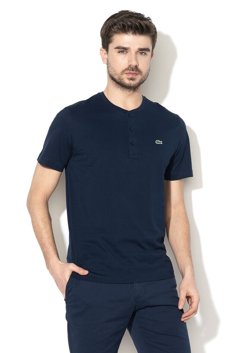 Lacoste Tricou regular fit cu aplicatie logo 1 - Pled.ro