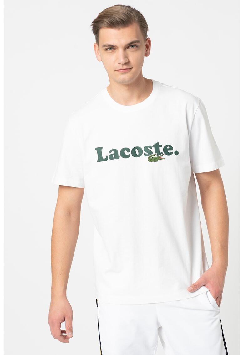 Lacoste Tricou regular fit cu imprimeu logo - Pled.ro