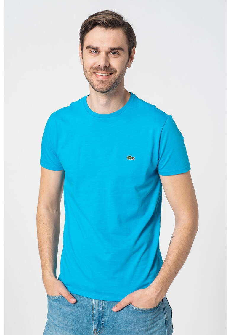 Lacoste Tricou regular fit cu logo discret aplicat - Pled.ro