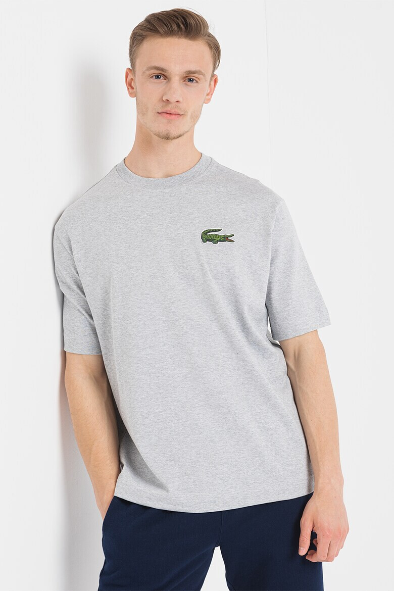 Lacoste Tricou unisex lejer cu decolteu la baza gatului si logo - Pled.ro