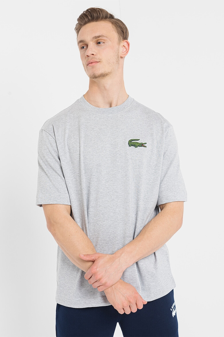 Lacoste Tricou unisex lejer cu decolteu la baza gatului si logo - Pled.ro