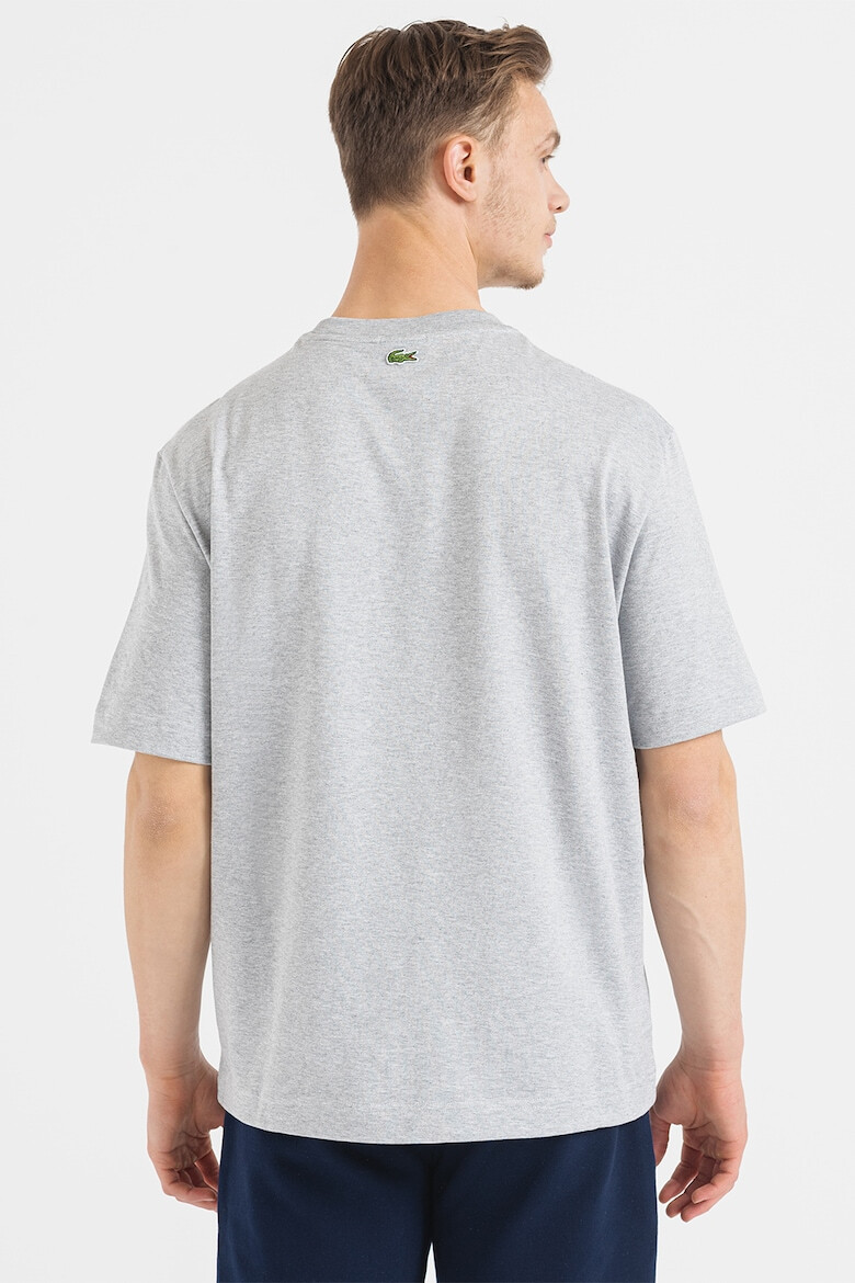 Lacoste Tricou unisex lejer cu decolteu la baza gatului si logo - Pled.ro