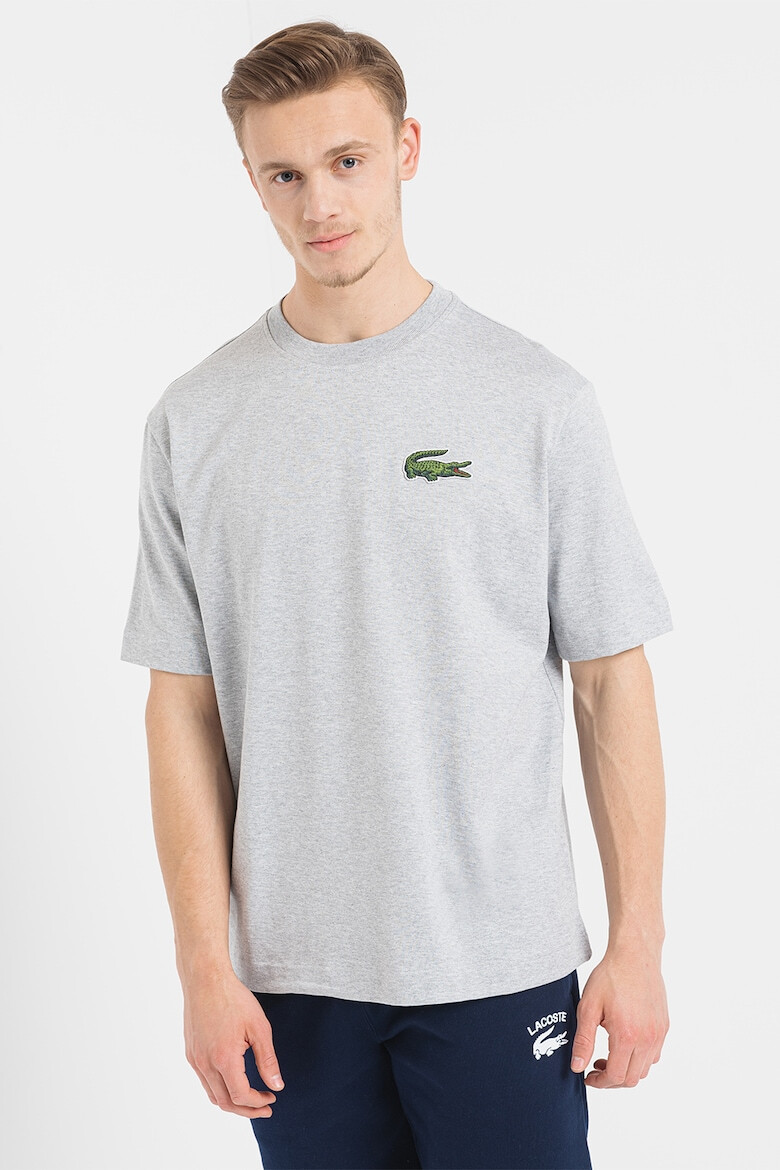 Lacoste Tricou unisex lejer cu decolteu la baza gatului si logo - Pled.ro