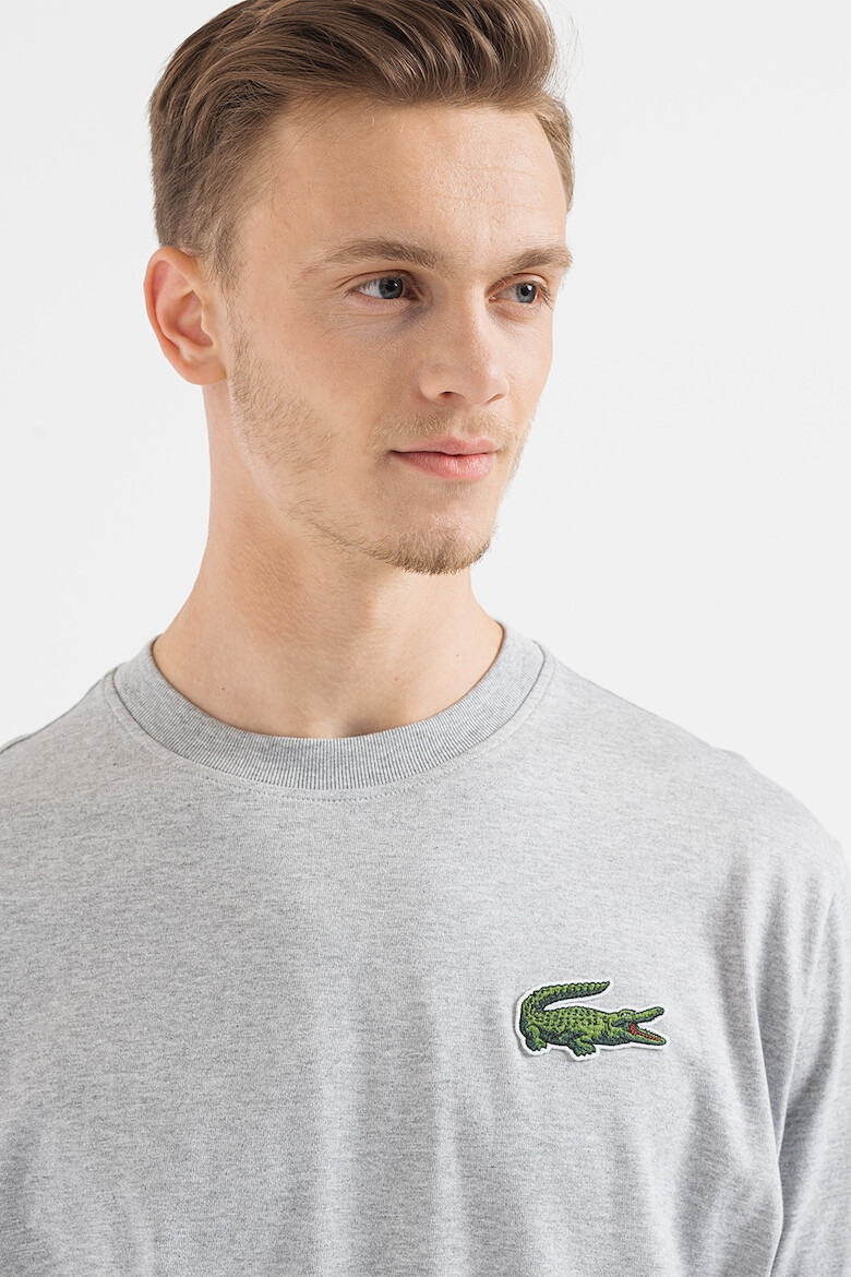 Lacoste Tricou unisex lejer cu decolteu la baza gatului si logo - Pled.ro