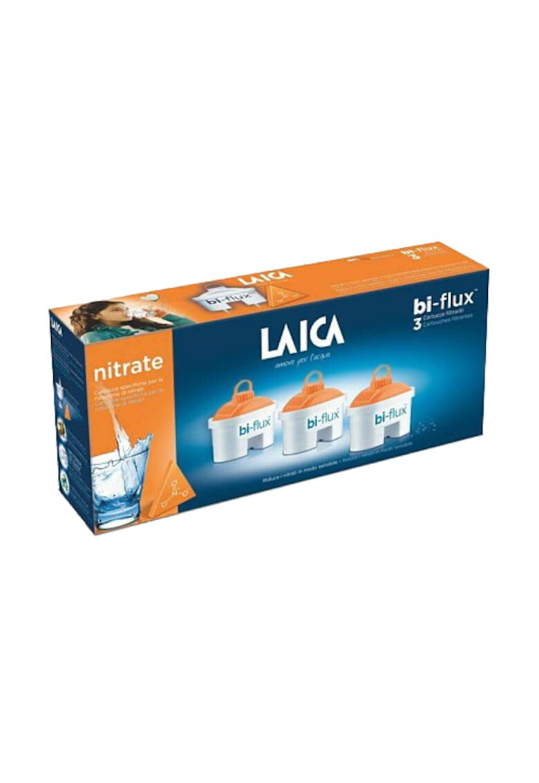 Laica Filtre Biflux Nitrates pentru cana de filtrare apa 3 buc - Pled.ro