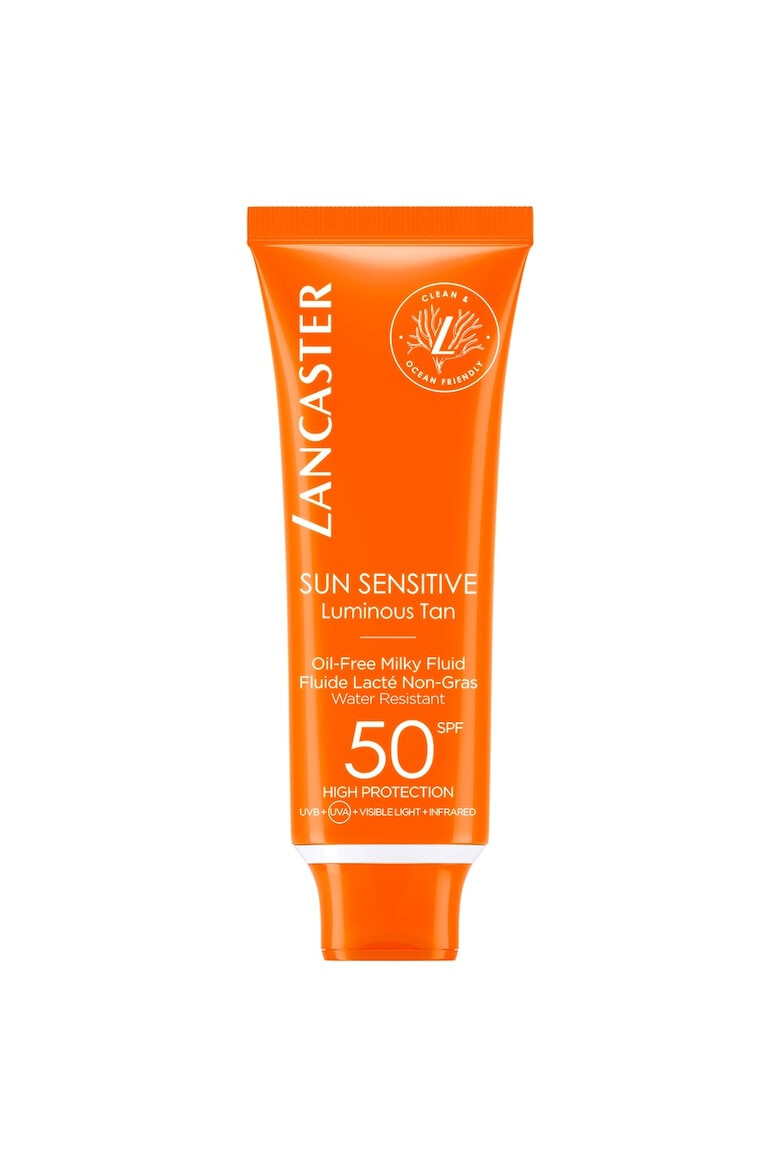 Lancaster Lotiune pentru fata cu protectie solara Oil-Free Face Milky Fluid SPF 50 50 ml - Pled.ro