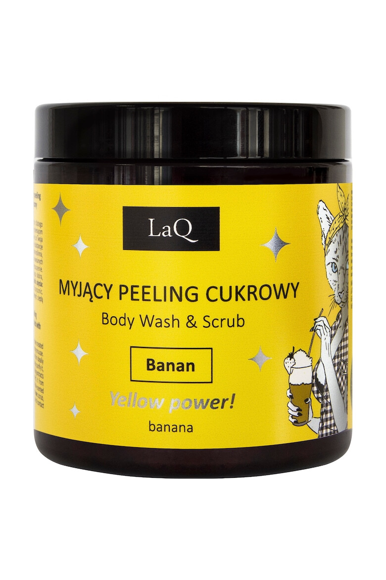 LaQ Gel de dus si peeling BANANE 220g - Pled.ro