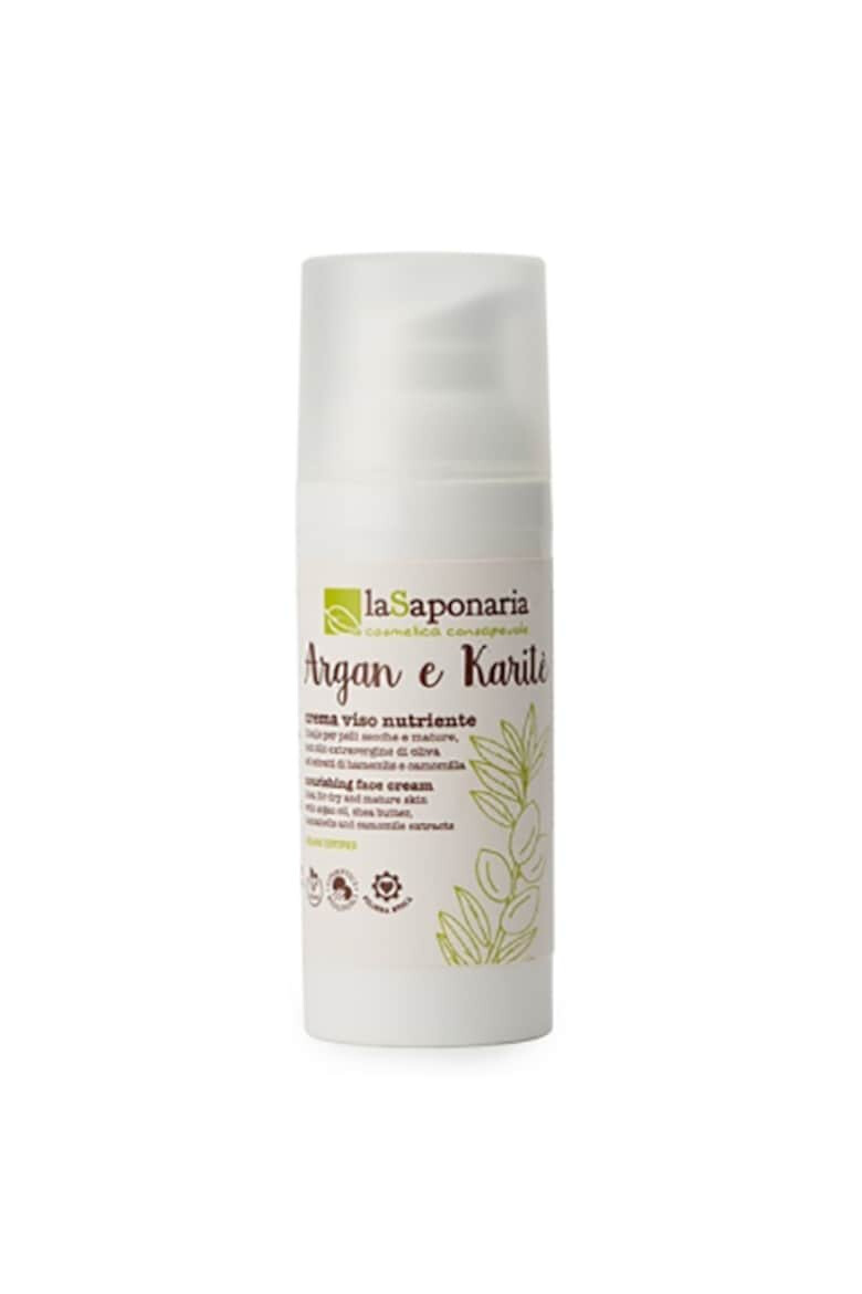 LaSaponaria Crema de fata hranitoare cu ulei de argan si unt de shea La Saponaria 50 ml - Pled.ro