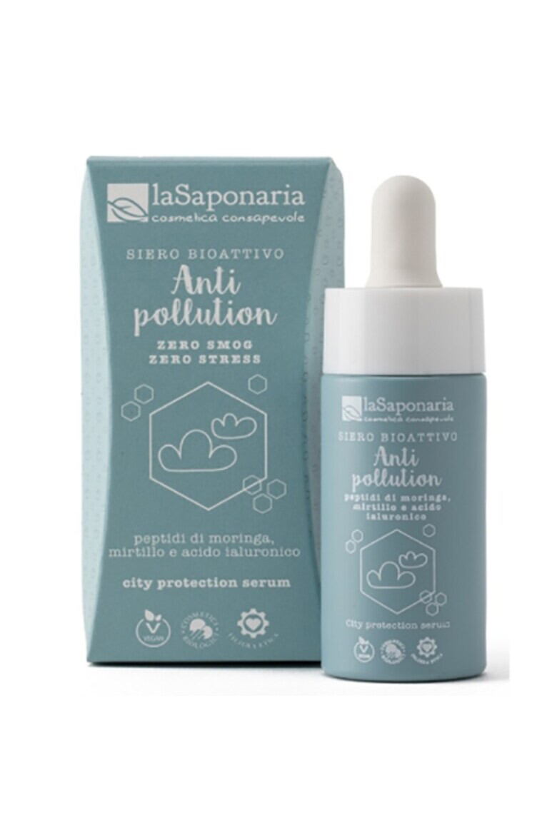 LaSaponaria Serum bioactiv anti-poluare La Saponaria 15 ml - Pled.ro