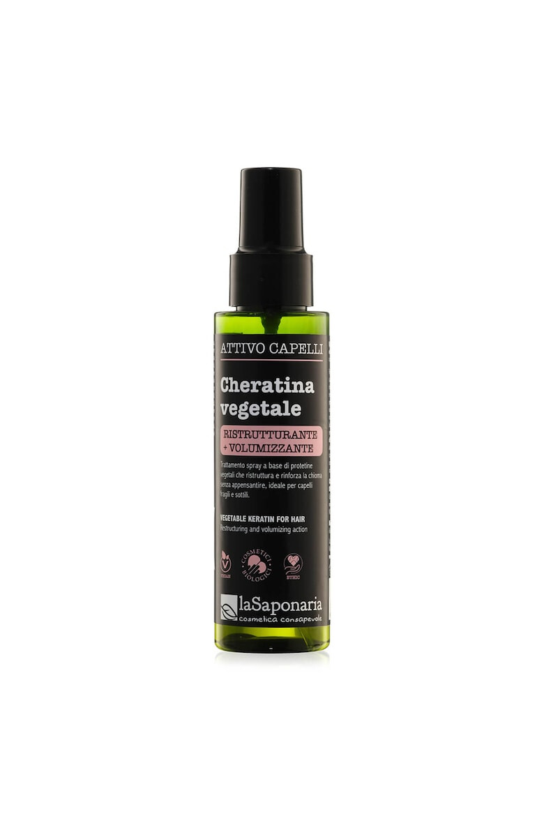 LaSaponaria Spray restructurant pentru par cu cheratina vegetala La Saponaria 30 ml - Pled.ro