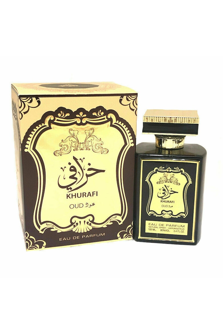 Lattafa Apa de Parfum Al Raheeb Khurafi Oud Unisex 100 ml - Pled.ro