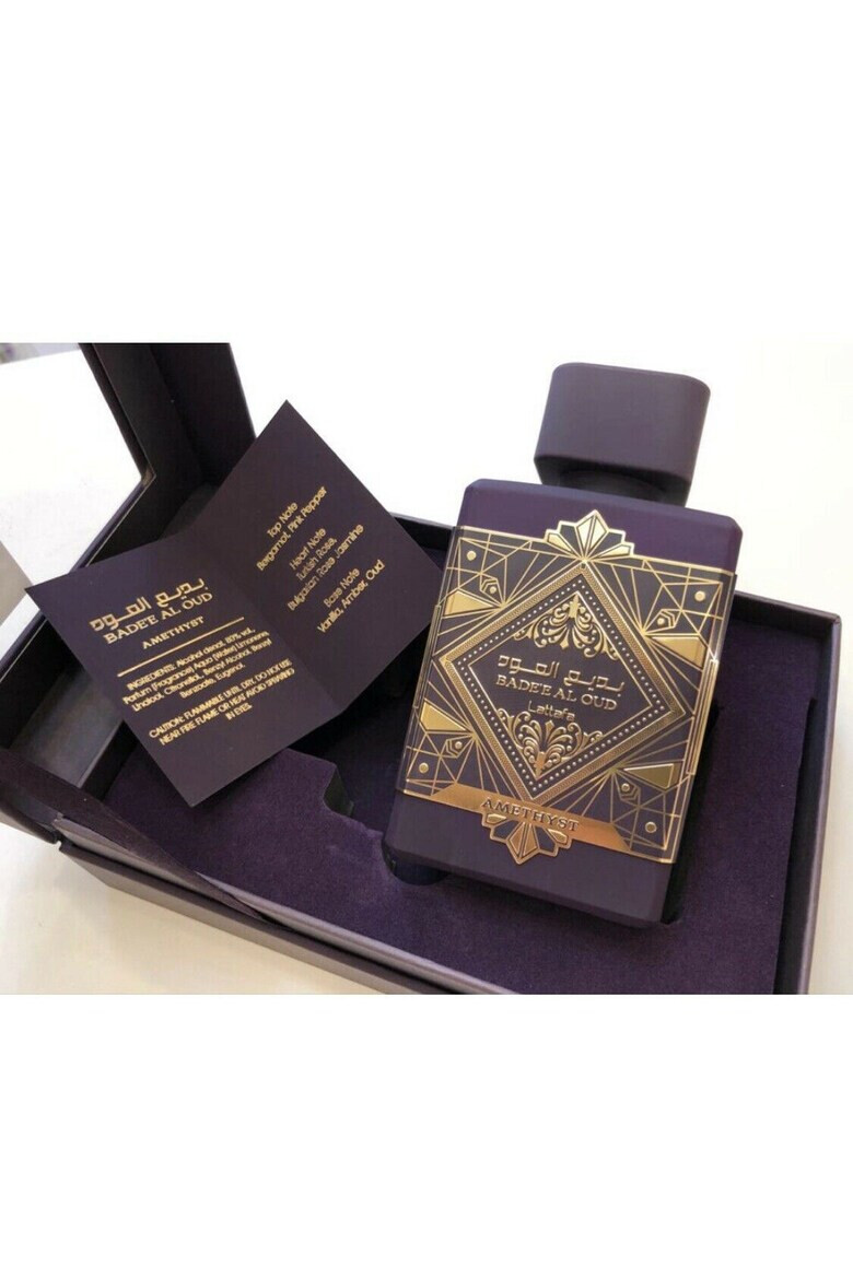 Lattafa Apa de Parfum Bade'e al Oud Amethyst Unisex 100 ml - Pled.ro