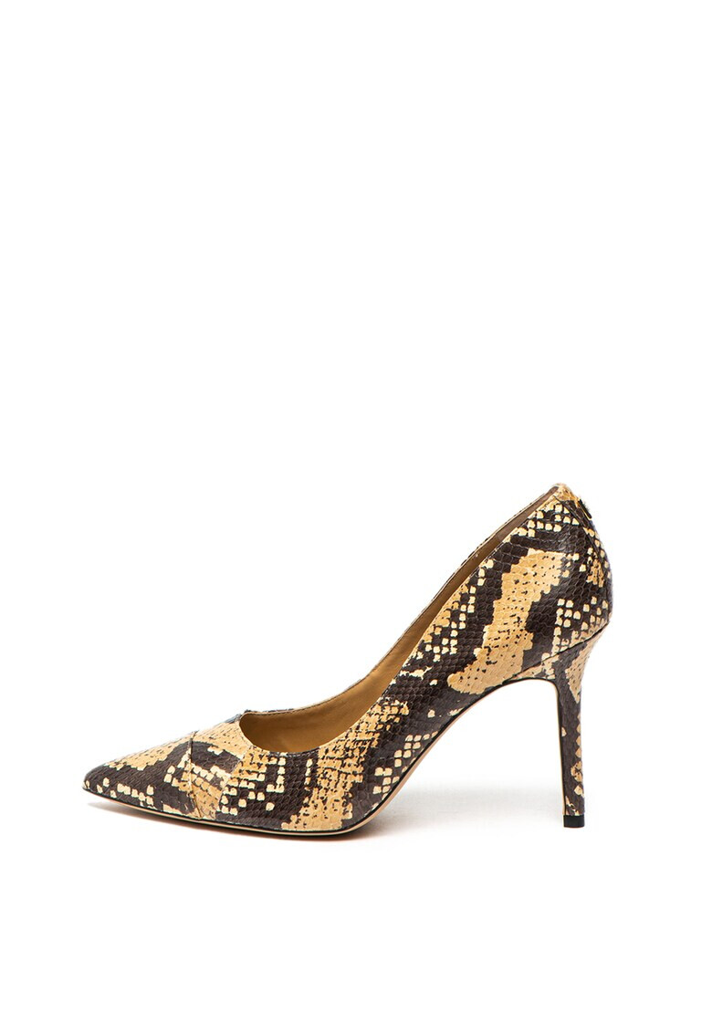 Lauren Ralph Lauren Pantofi stiletto de piele cu animal print Lindella - Pled.ro