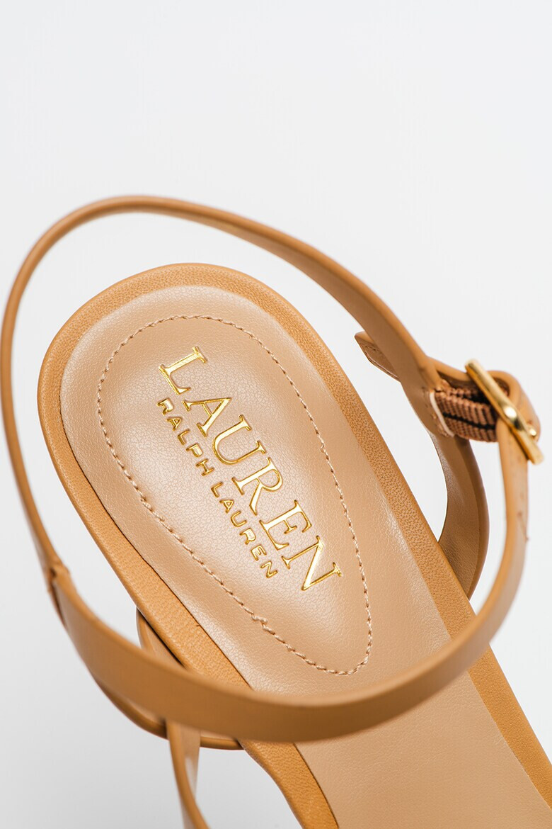 Lauren Ralph Lauren Sandale de piele Landyn - Pled.ro