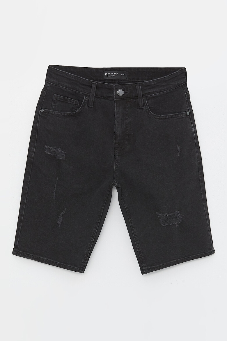 LC WAIKIKI Bermude din denim cu aspect deteriorat - Pled.ro