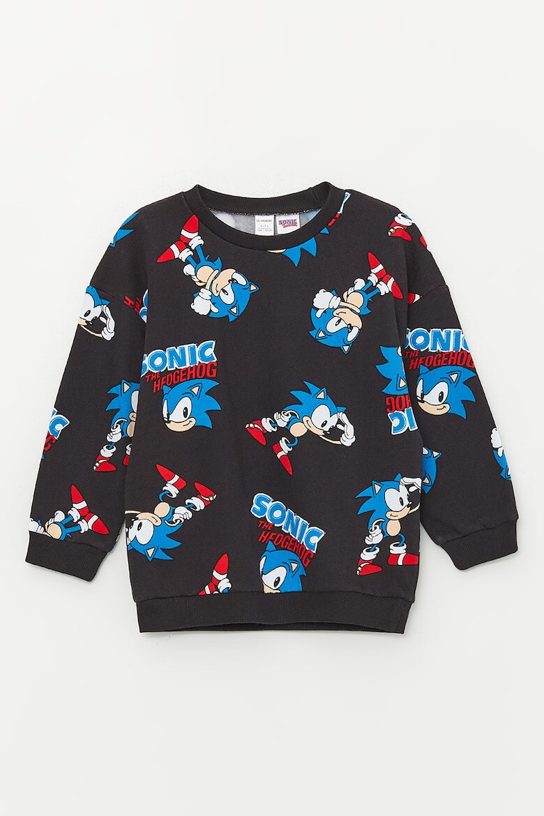 LC WAIKIKI Bluza de trening din bumbac Sonic The Hedgehog - Pled.ro