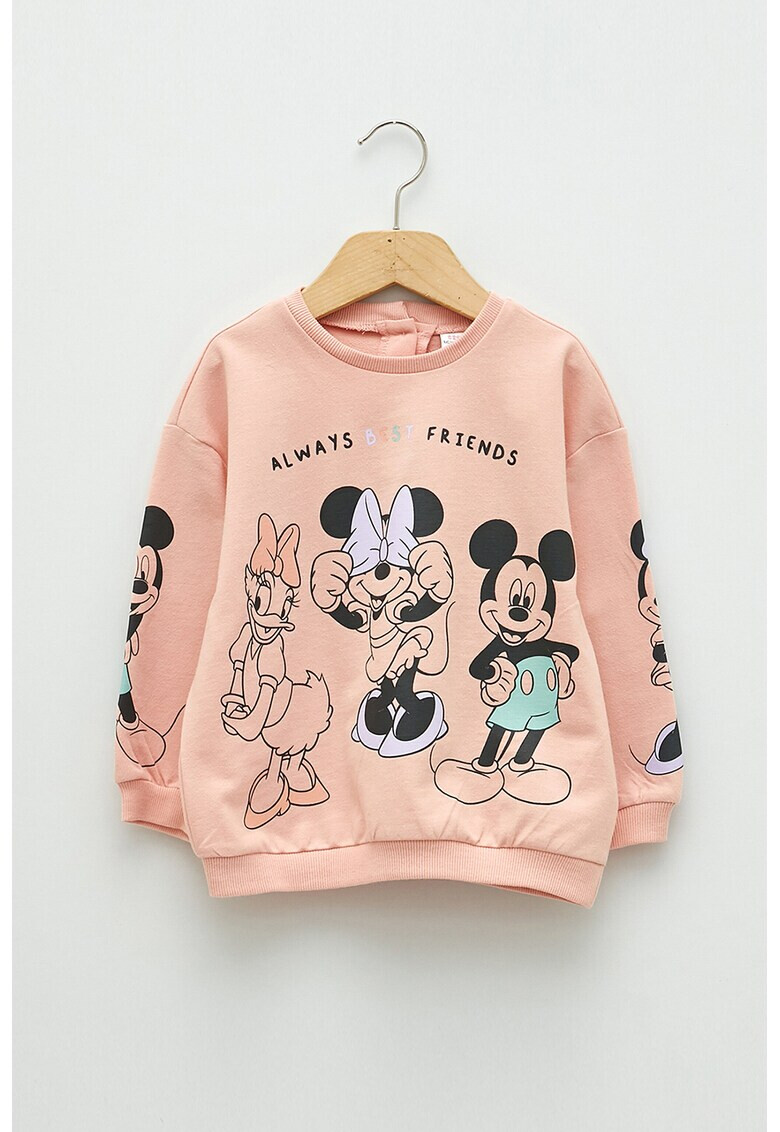 LC WAIKIKI Bluza sport cu decolteu la baza gatului si imprimeu cu Minnie&Mickey Mouse - Pled.ro