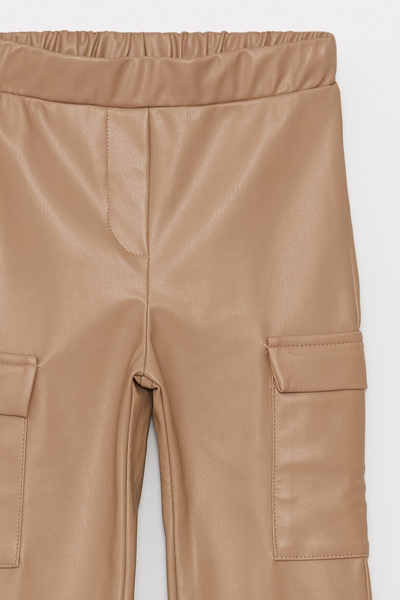 LC WAIKIKI Pantaloni cargo din piele ecologica - Pled.ro