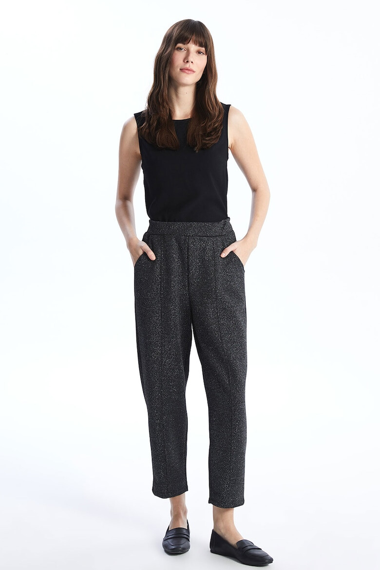 LC WAIKIKI Pantaloni crop din lurex - Pled.ro