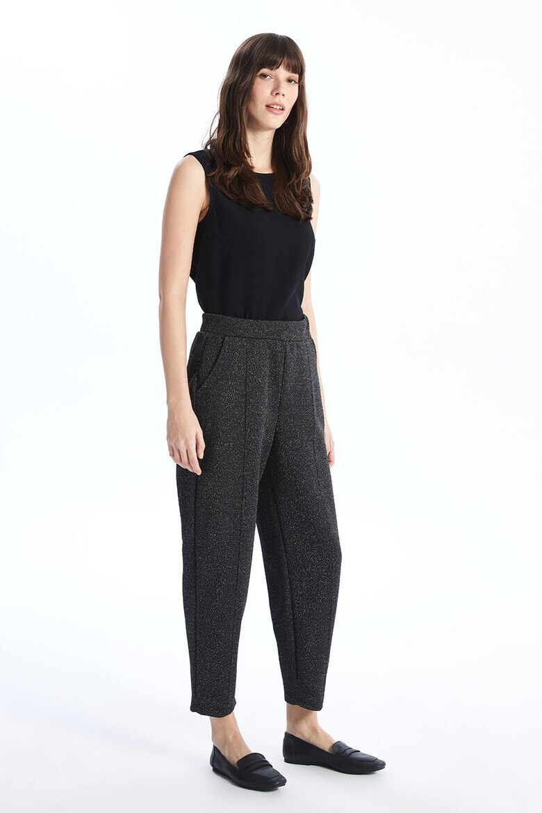 LC WAIKIKI Pantaloni crop din lurex - Pled.ro