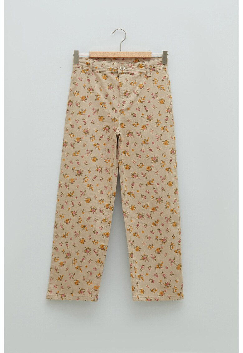 LC WAIKIKI Pantaloni cu croiala ampla si imprimeu floral - Pled.ro