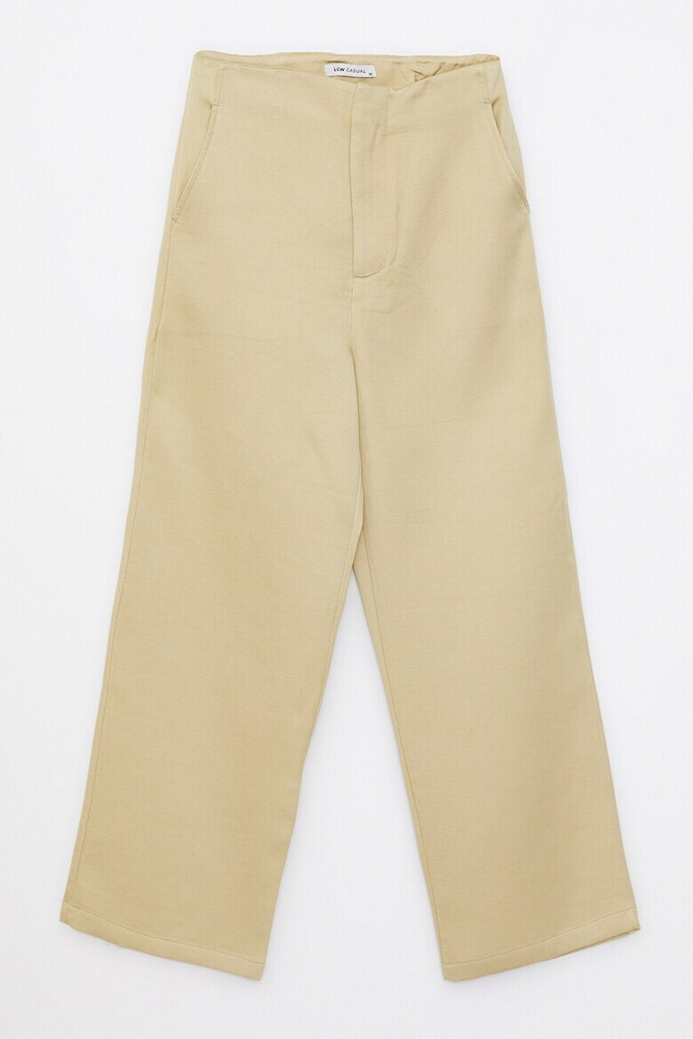 LC WAIKIKI Pantaloni cu talie inalta si model uni - Pled.ro