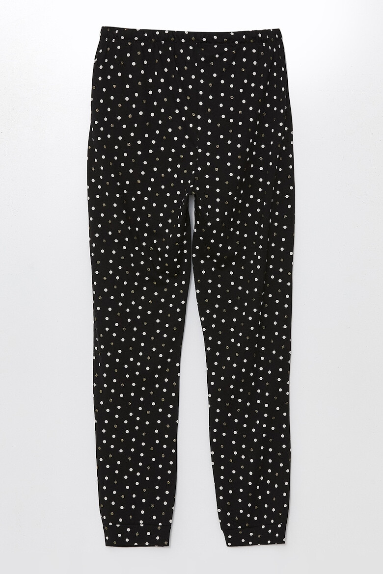 LC WAIKIKI Pantaloni de pijama cu imprimeu si talie inalta - Pled.ro