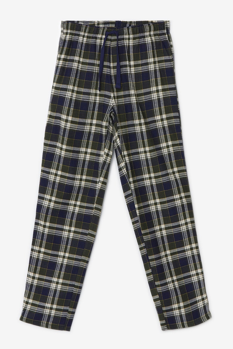 LC WAIKIKI Pantaloni de pijama din bumbac cu model in carouri - Pled.ro