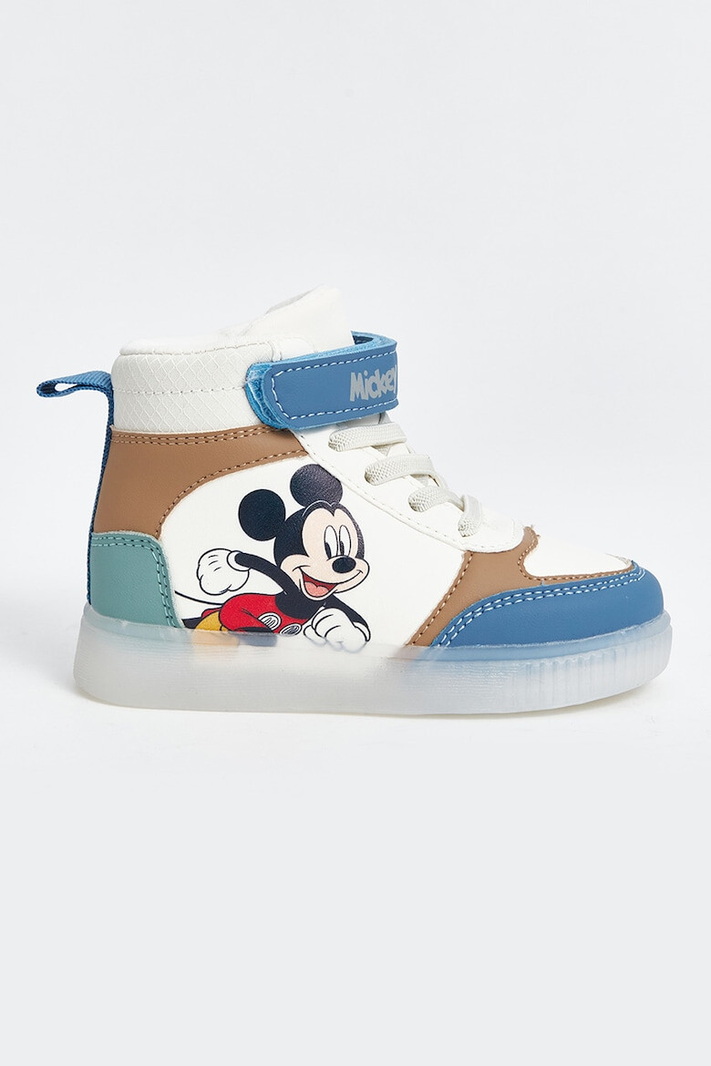 LC WAIKIKI Pantofi sport mid-high din piele ecologica cu imprimeu cu Mickey Mouse - Pled.ro