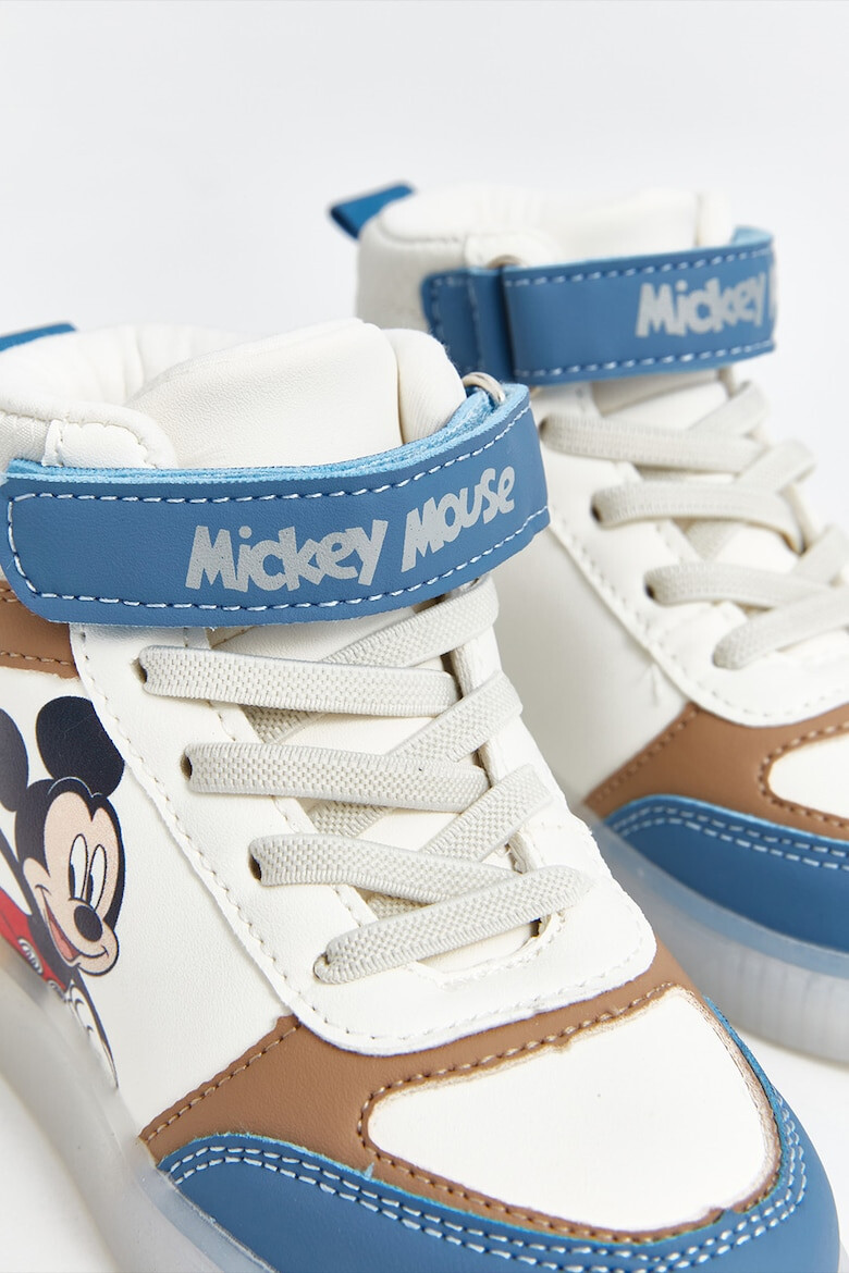 LC WAIKIKI Pantofi sport mid-high din piele ecologica cu imprimeu cu Mickey Mouse - Pled.ro