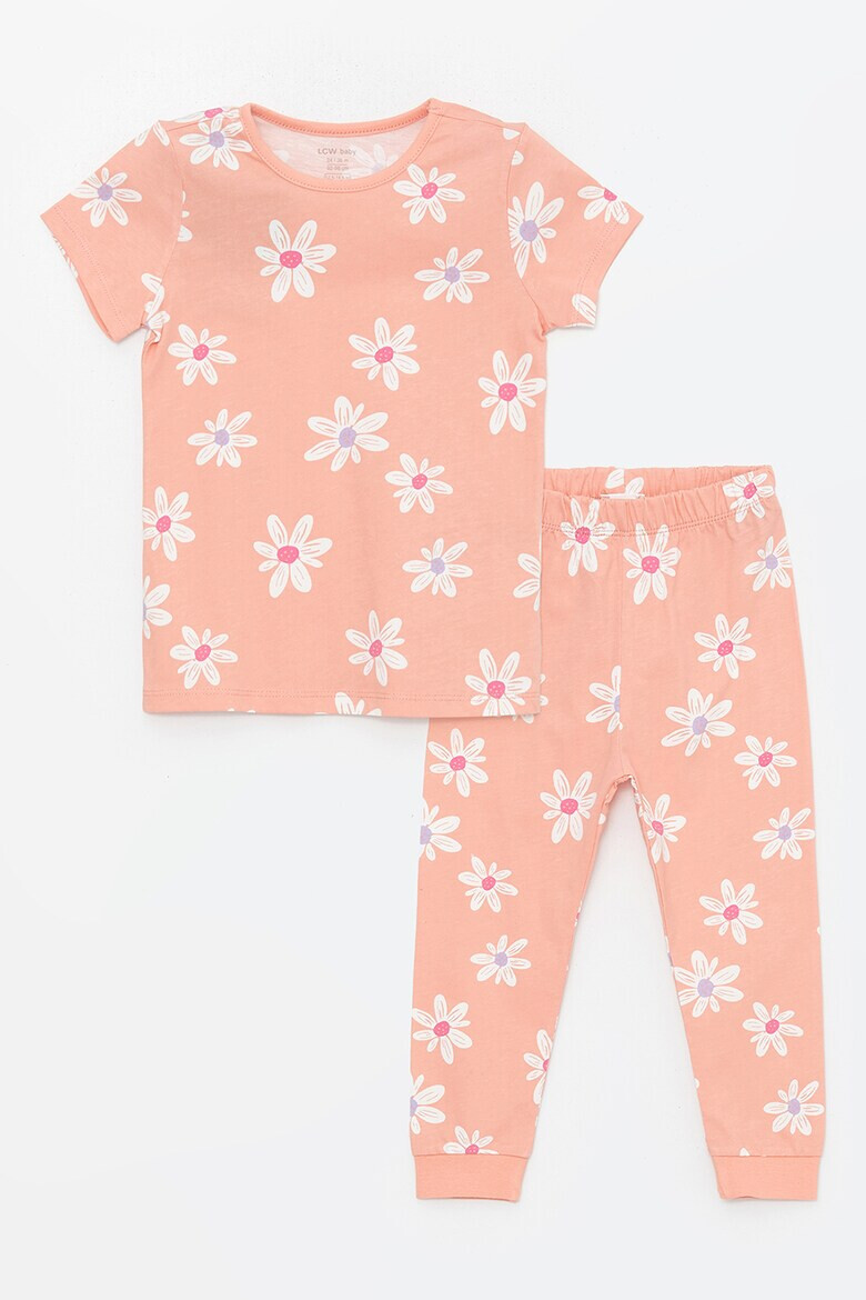 LC WAIKIKI Pijama cu imprimeu floral - Pled.ro