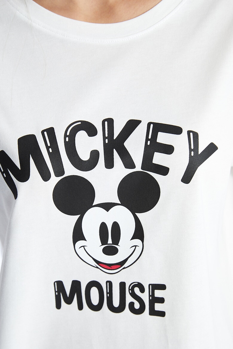 LC WAIKIKI Pijama din bumbac cu imprimeu cu Mickey Mouse - Pled.ro