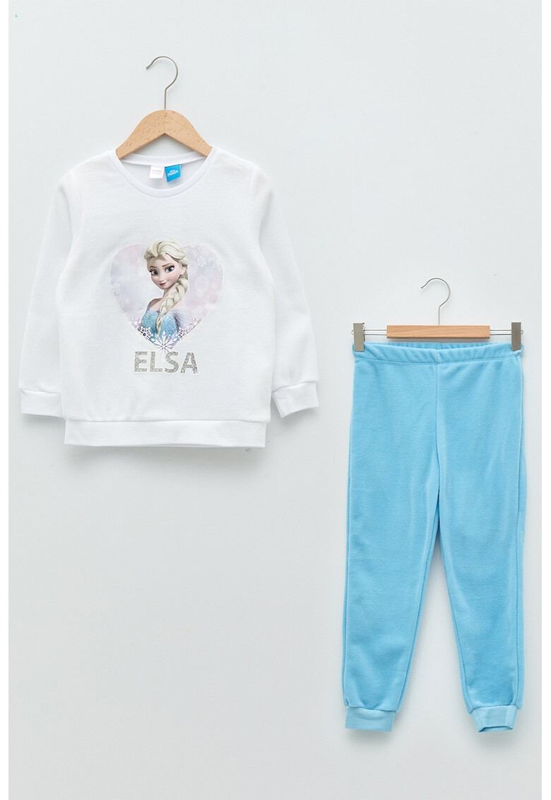 LC WAIKIKI Pijama din fleece cu model Frozen - Pled.ro