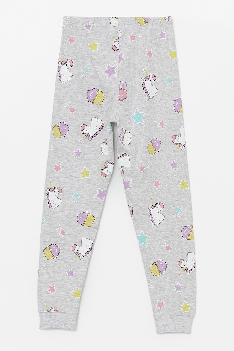 LC WAIKIKI Pijama lunga cu imprimeu cu unicorn - Pled.ro