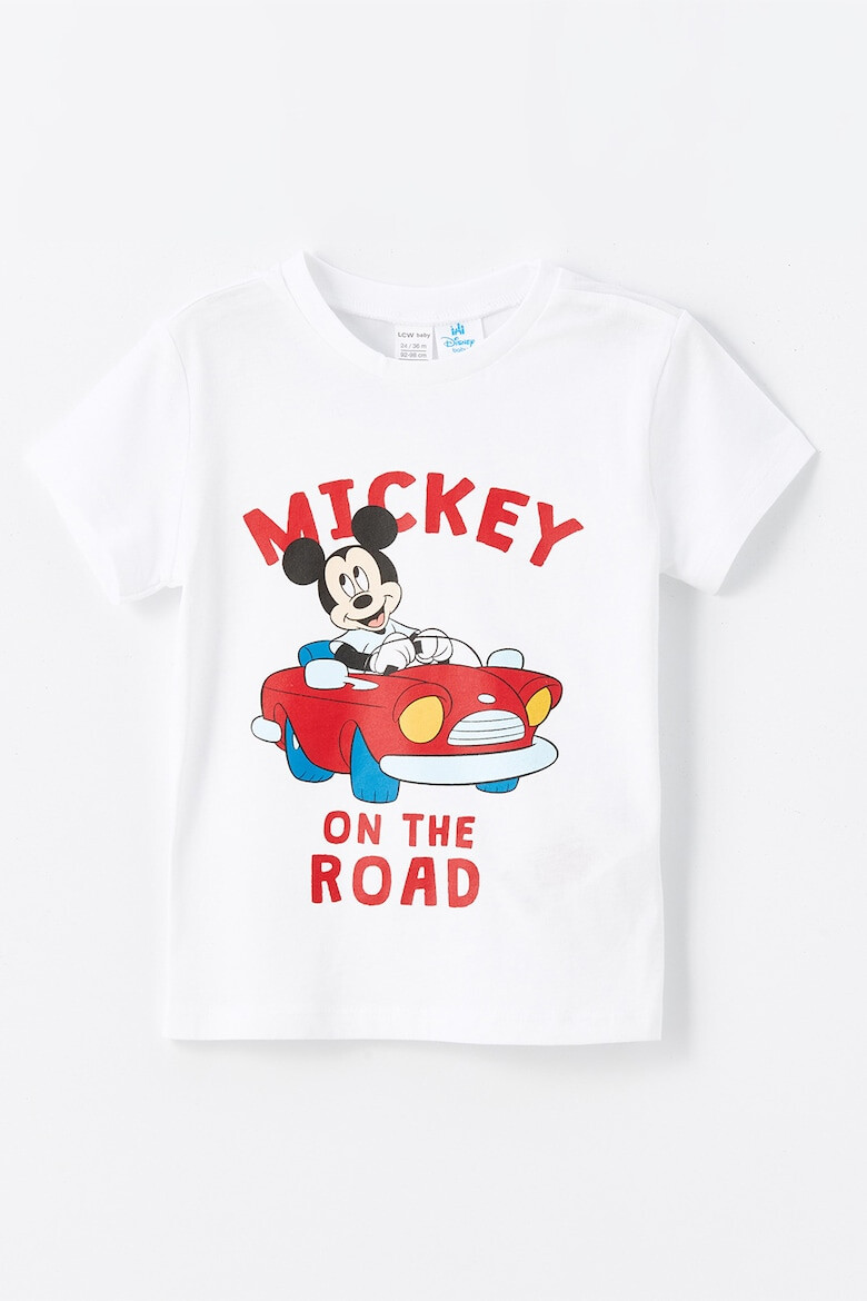 LC WAIKIKI Pijama scurta din bumbac cu imprimeu cu Mickey Mouse - Pled.ro