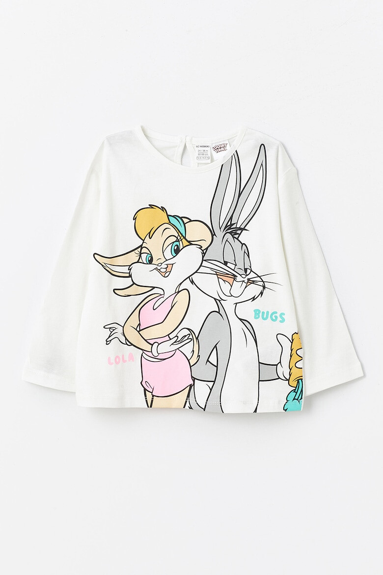 LC WAIKIKI Set de bluza cu decolteu la baza gatului cu desene si colanti - Pled.ro