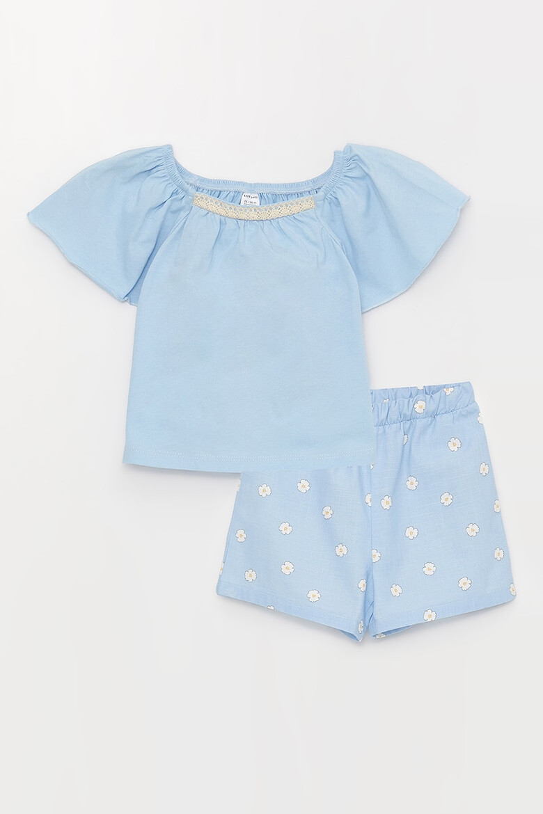 LC WAIKIKI Set de bluza de bumbac si pantaloni scurti - Pled.ro