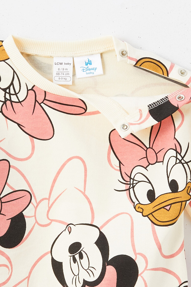 LC WAIKIKI Set de bluza de trening si pantaloni cu imprimeu cu Minnie Mouse si Daisy Duck - 2 piese - Pled.ro