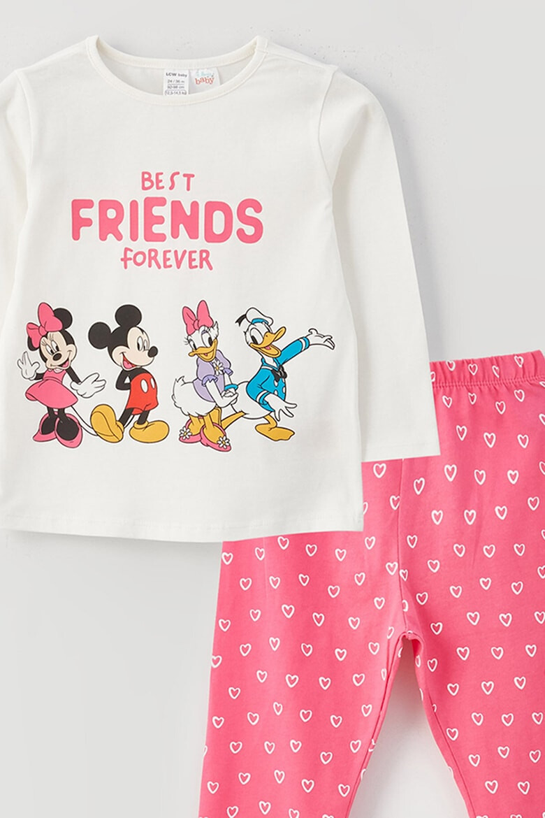 LC WAIKIKI Set de bluza si pantaloni cu imprimeu Disney - Pled.ro