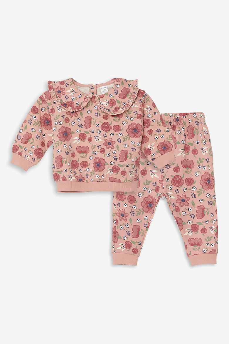 LC WAIKIKI Set de bluza si pantaloni cu model floral - Pled.ro