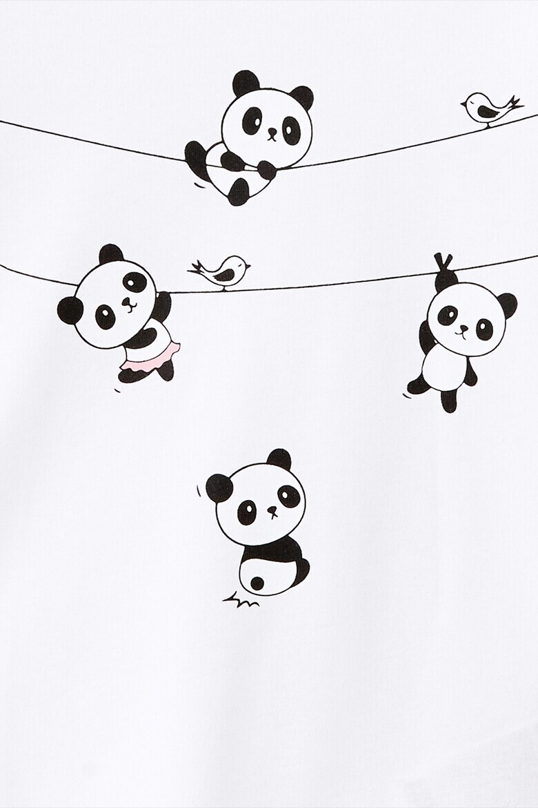 LC WAIKIKI Set de bluze cu imprimeu panda - 2 piese - Pled.ro