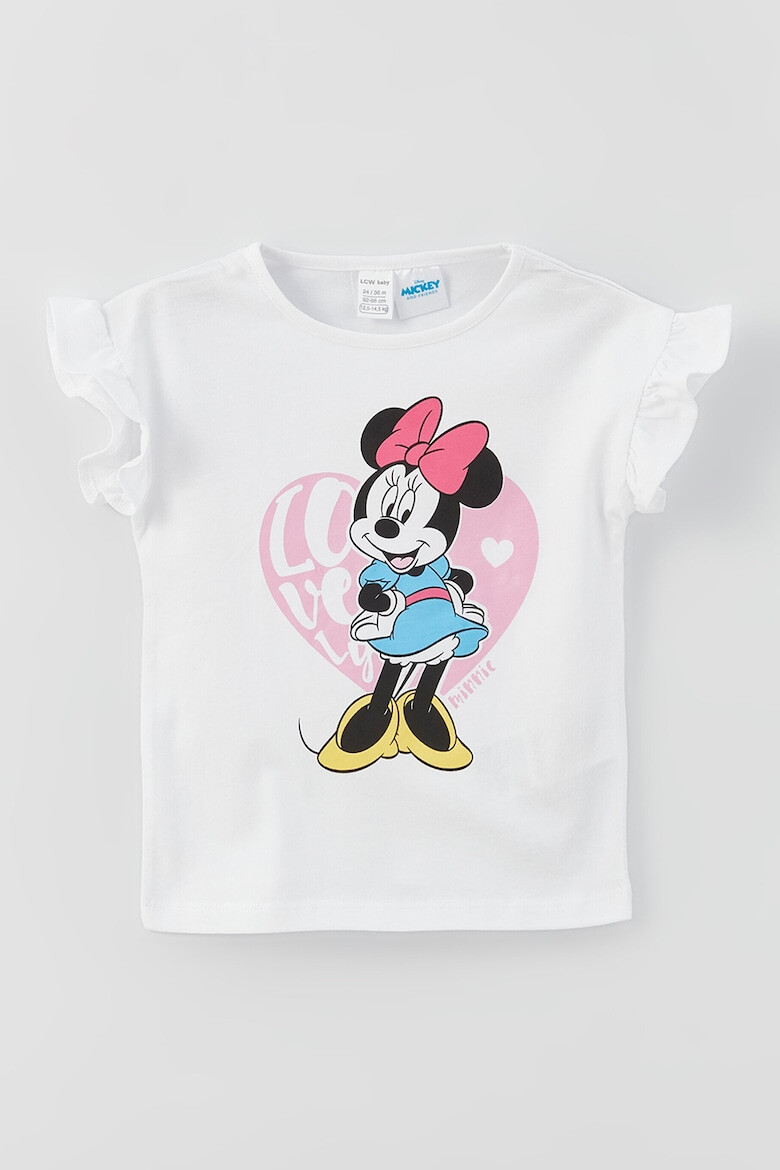 LC WAIKIKI Set de tricou cu imprimeu Minnie Mouse si pantaloni scurti - Pled.ro