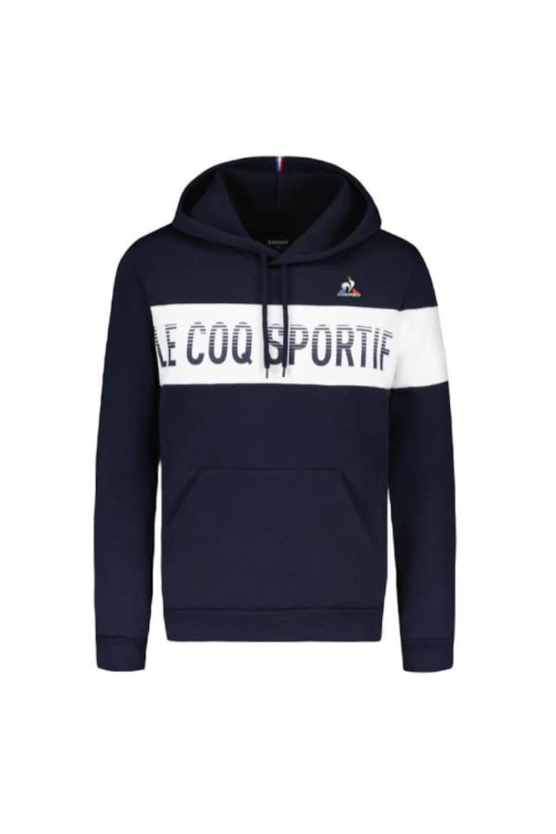 Le Coq Sportif Hanorac barbati Bumbac/Poliester Albastru inchis - Pled.ro