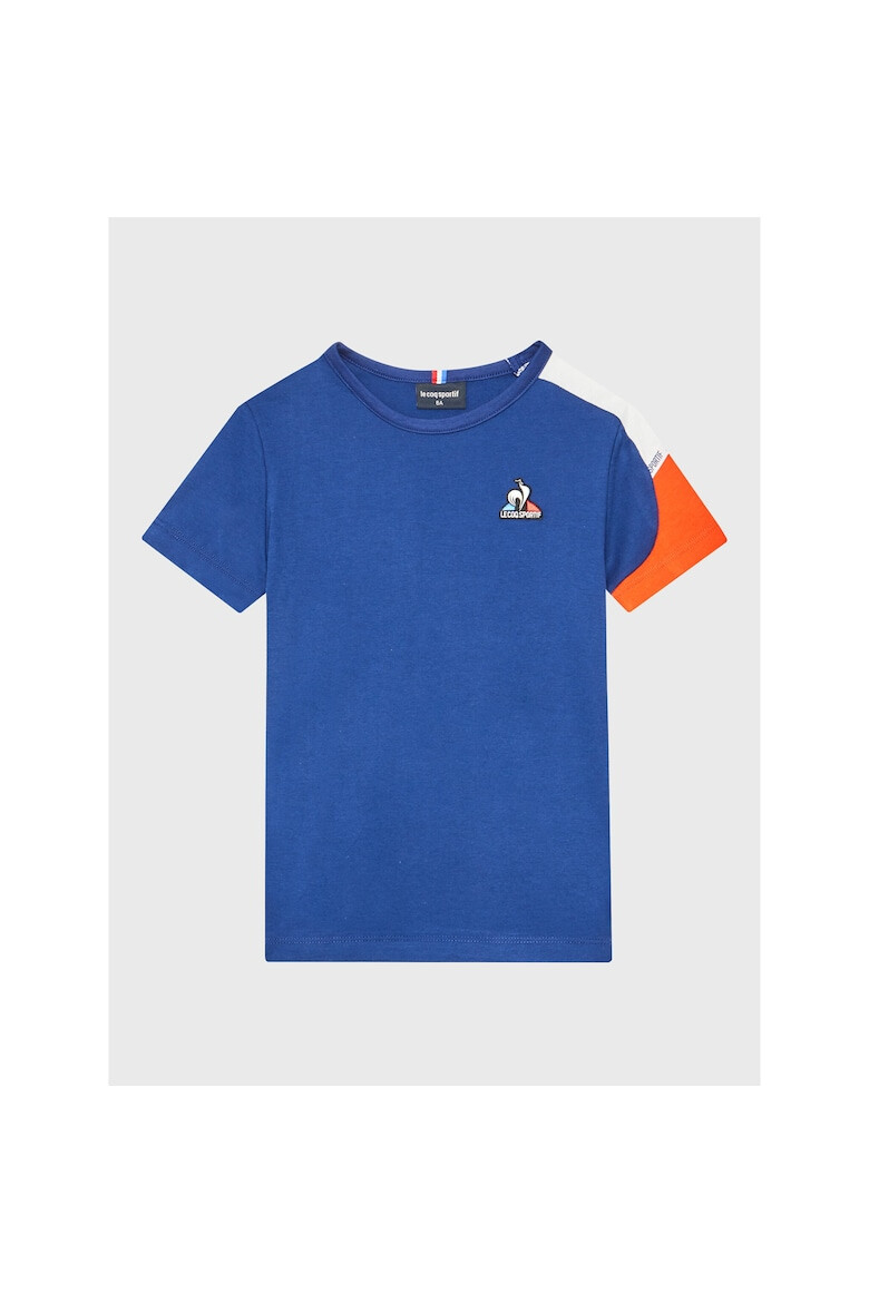 Le Coq Sportif Tricou copii Bumbac Albastru marin - Pled.ro