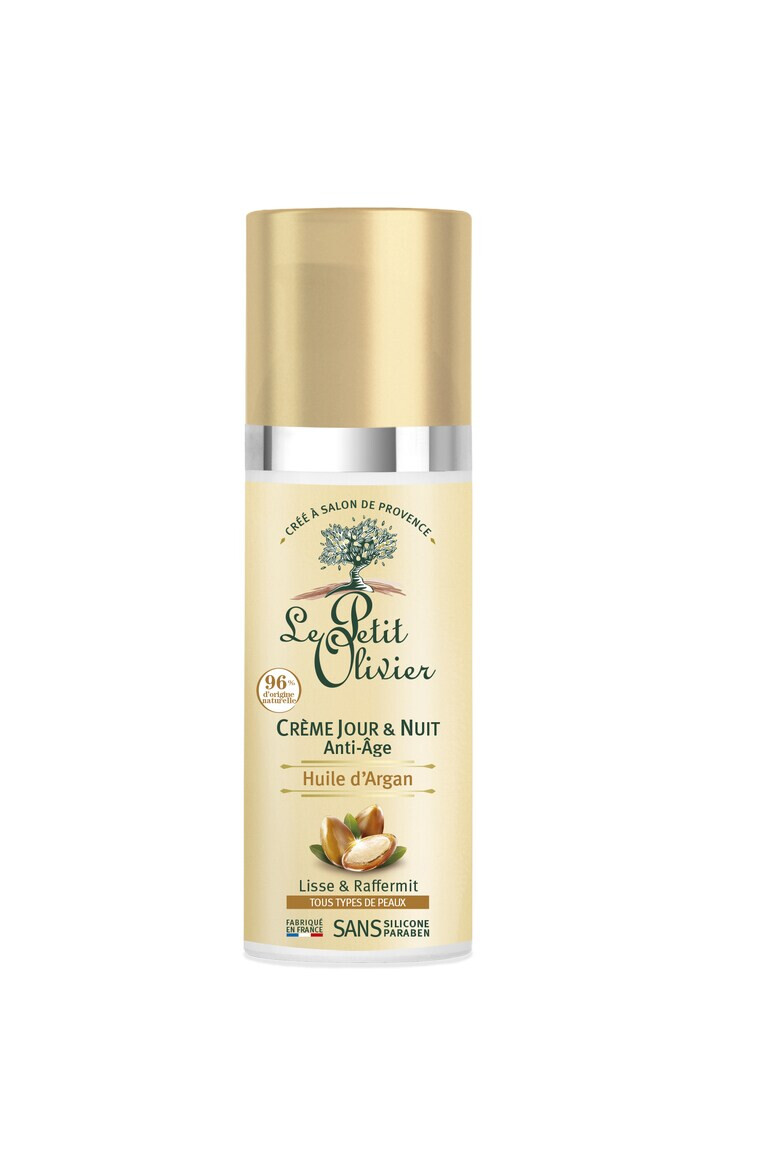 Le Petit Olivier Crema pentru zi & noapte anti age cu ulei de argan 50ml - Pled.ro