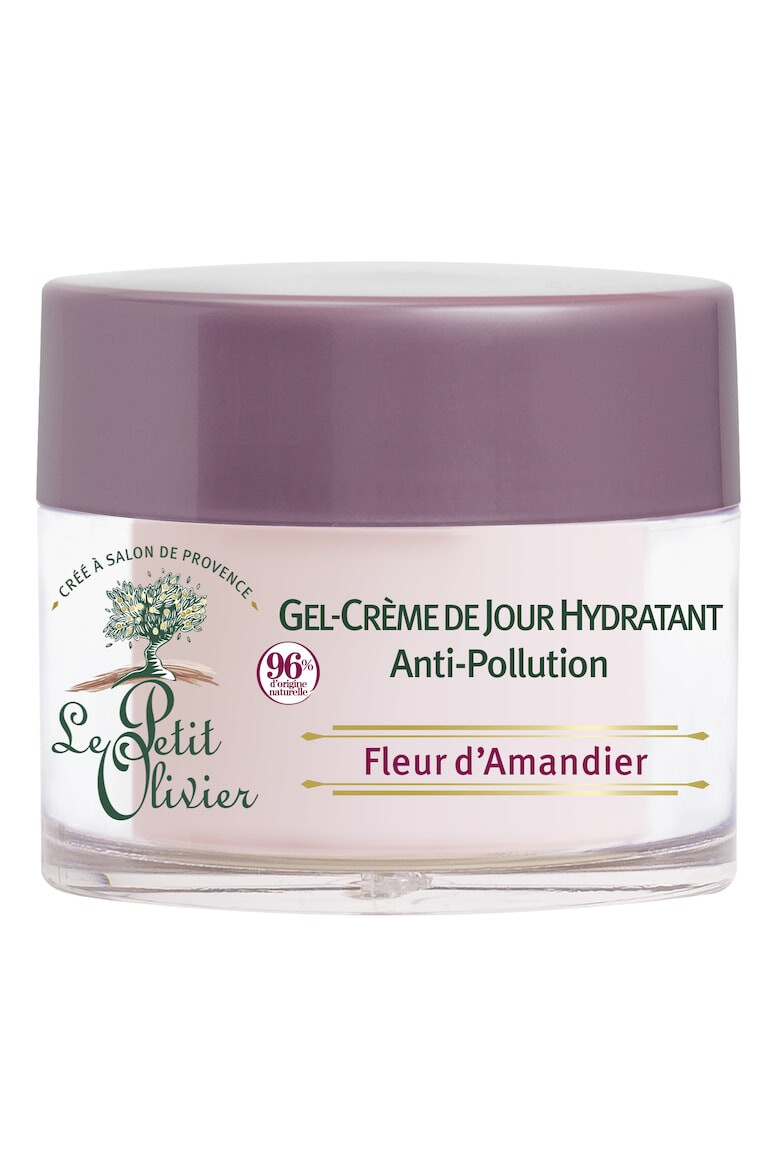 Le Petit Olivier Gel crema pentru zi cu migdale antipoluare pentru toate tipurile de ten 50 ml - Pled.ro