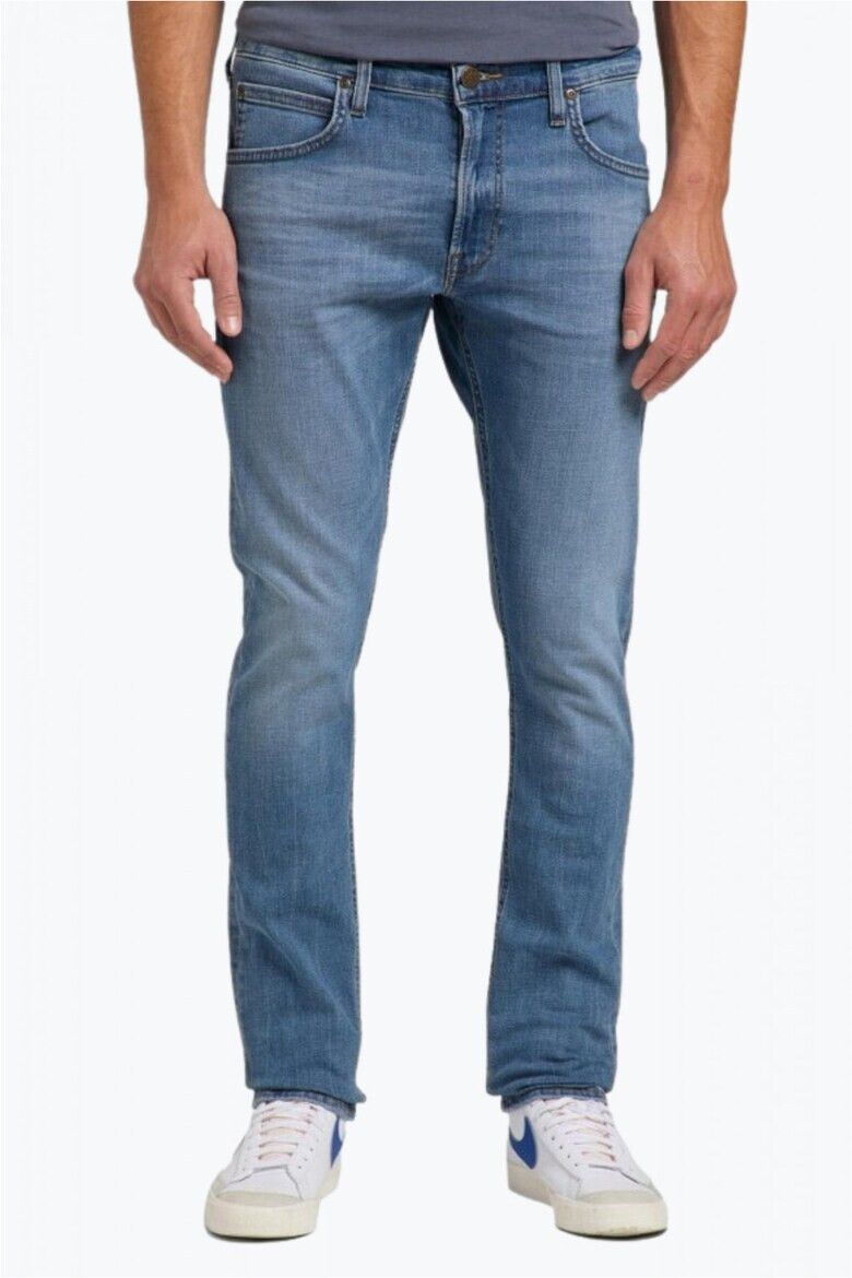 Lee Blugi barbati Luke cu croiala Slim Tapered albastru - Pled.ro