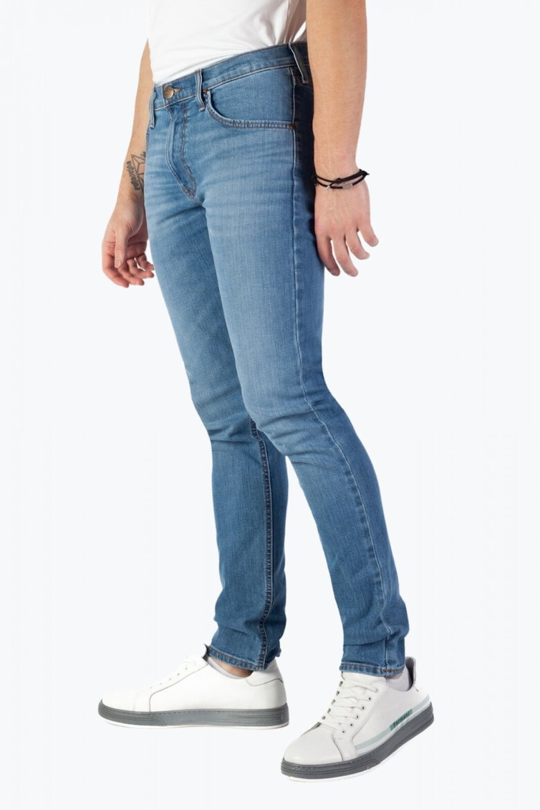 Lee Blugi barbati Luke cu croiala Slim Tapered albastru deschis - Pled.ro