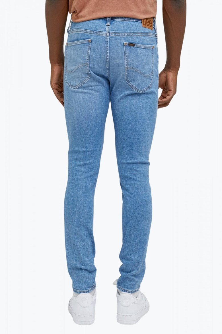 Lee Blugi barbati Malone cu croiala Skinny fit si talie medie albastru deschis 53273 - Pled.ro